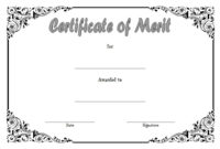 10+ Certificate Of Merit Templates Editable Free Download With Simple Physical Fitness Certificate Template Editable