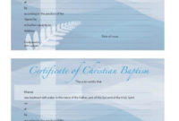 12+ Baptism Certificate Templates | Free Printable Word With Regard To Simple Christian Baptism Certificate Template