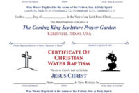 12+ Baptism Certificate Templates | Free Word & Pdf Samples Inside Baptism Certificate Template Download