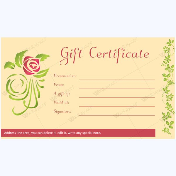 12 Best Spa And Saloon Gift Certificate Templates Images In Fresh Salon Gift Certificate Template