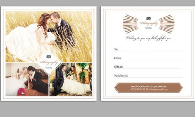 12+ Photography Gift Certificate Templates Free Sample With Regard To Photoshoot Gift Certificate Template