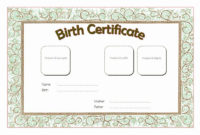 20 Dog Birth Certificate Template Free ™ In 2020 | Birth Within Amazing Kitten Birth Certificate Template