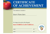 40 Great Certificate Of Achievement Templates (Free With Regard To Free Printable Certificate Of Achievement Template