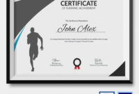 5 Running Certificates Psd & Word Designs | Design Within Awesome Finisher Certificate Template