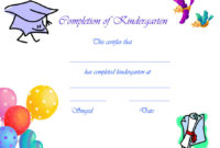 6 Best Free Printable Kindergarten Graduation Certificate Throughout Free Daycare Diploma Certificate Templates
