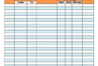 6+ Mileage Form Templates Word Excel Templates In 2020 Throughout Business Mileage Log Template