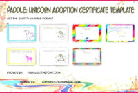 6 Pet Rock Adoption Certificate Template 83537 | Fabtemplatez With Fantastic Stuffed Animal Adoption Certificate Template Free