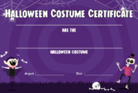 7 Best Free Printable Halloween Awards Printablee Within Best Costume Certificate Printable Free 9 Awards