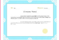7 Corporate Share Certificate Template 58350 | Fabtemplatez Pertaining To Download Ownership Certificate Templates Editable