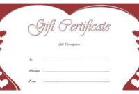 Anniversary Gift Certificate 10+ Templates Ideas Intended For Free Printable Best Husband Certificate 7 Designs