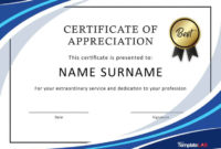 Appreciation Certificates For Employees Calep With Regard To Employee Of The Year Certificate Template Free