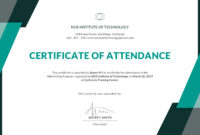 Attendance Certificate Template Word Attendance Within Awesome Printable Perfect Attendance Certificate Template