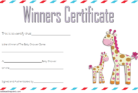 Baby Shower Winner Certificates Free [7+ Best 2019 Designs] Within Free Printable Best Husband Certificate 7 Designs