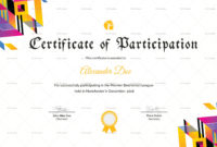 Badminton Participation Certificate Template | Certificate Inside Simple Physical Fitness Certificate Template 7 Ideas