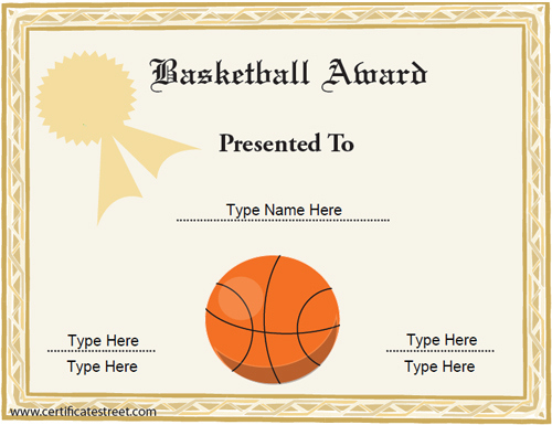 Basketball Awards Certificates Ideas With Regard To Basketball Camp Certificate Template