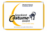 Best Costume Certificate Template Word Templates For Amazing Best Costume Certificate Printable Free 9 Awards