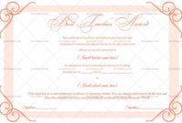 Best Teacher Award Certificate (Pink, #1238) (With Images Pertaining To Best Teacher Certificate Templates