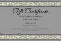Business Gift Certificate Template (50+ Editable With Company Gift Certificate Template