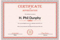Certificate Of Appreciation Design Template In Psd, Word Within New Certificate Of Appreciation Template Word