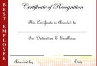 Certificate Of Appreciation For Employees | Task List Pertaining To Employee Anniversary Certificate Template