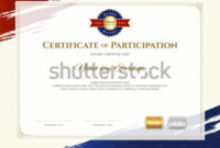 Certificate Template Rugby Sport Theme Border Stock Vector For Awesome Rugby Certificate Template