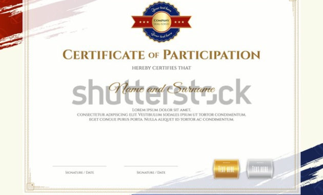 Certificate Template Rugby Sport Theme Border Stock Vector For Awesome Rugby Certificate Template