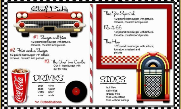 Concession Stand Menu Template Free Of Concession Stand With Regard To Concession Stand Menu Template