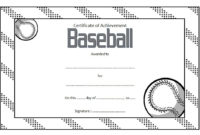 Editable Baseball Award Certificates [9+ Sporty Designs Free] Regarding Amazing Table Tennis Certificate Templates Free 7 Designs