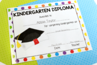 Editable Diplomas For Preschool And Kindergarten From Pertaining To Amazing Editable Pre K Graduation Certificates