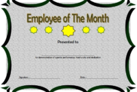 Employee Of The Month Certificate Template Word Free 2 Pertaining To Employee Of The Month Certificate Templates