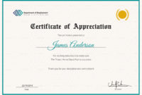 Employee Service Certificate Design Template In Psd, Word For Free Employee Appreciation Certificate Template