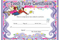 Fairy Certificate Template Jurjur In Tooth Fairy Certificate Template Free