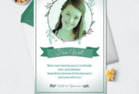 Farewell Card Template 25+ Free Printable Word, Pdf, Psd In New Farewell Certificate Template