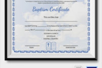 Free 23+ Sample Baptism Certificate Templates In Pdf | Ms Within Baptism Certificate Template Download