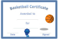 Free Basketball Certificates Templates | Activity Shelter Intended For 7 Basketball Achievement Certificate Editable Templates