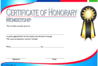 Free Honorary Membership Certificate Template 3 | Two Intended For Worlds Best Boss Certificate Templates Free