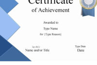 Free Printable Certificate Of Achievement | Customize Online Intended For Fascinating Certificate Of License Template