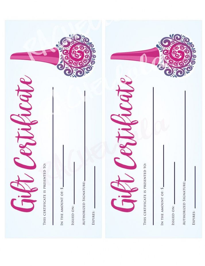 Free Printable Nail Salon Gift Certificate Template Pertaining To Salon Gift Certificate