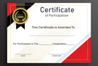 Free Sample Format Of Certificate Of Participation With Regard To Certificate Of Participation Template Doc 7 Ideas