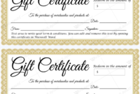 Gift Certificate 30 | Gift Certificates, Gift Certificate Within Free Printable Gift Certificates Templates Free