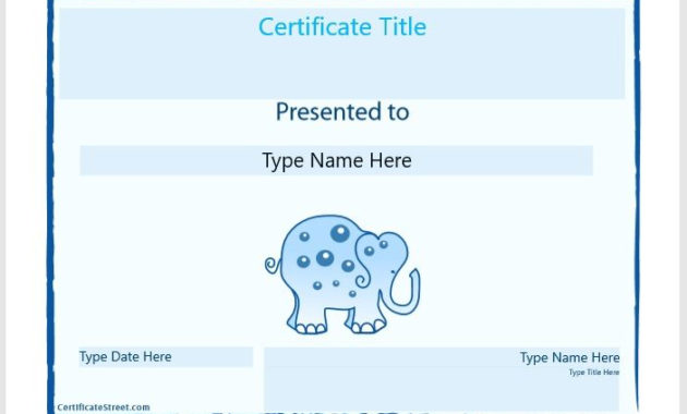 Gift Certificate For Babysitting Voucher Template 217 With Regard To Simple Babysitting Certificate Template