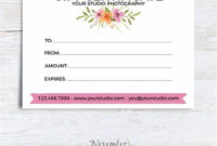 Gift Certificate Template Photoshop With Free Gift Certificate Template Photoshop