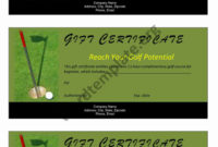 Golf Gift Certificate Template | Free Microsoft Word Templates Regarding Golf Certificate Templates For Word