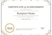 How To Create Awards Certificates Awards Judging System Throughout Fascinating Professional Certificate Templates For Word
