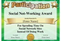 Image Result For Funny Employee Award Categories | Funny With Funny Certificates For Employees Templates