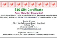 Image Result For Mary Kay Gift Certificate Template | Gift Within Mary Kay Gift Certificate Template
