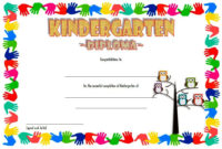 Kindergarten Diploma Certificate Templates: 10+ Designs Free Throughout New Kindergarten Graduation Certificate Printable