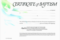 Luxury Free Baptism Certificate Template Word Best Of For Fantastic Baby Christening Certificate Template