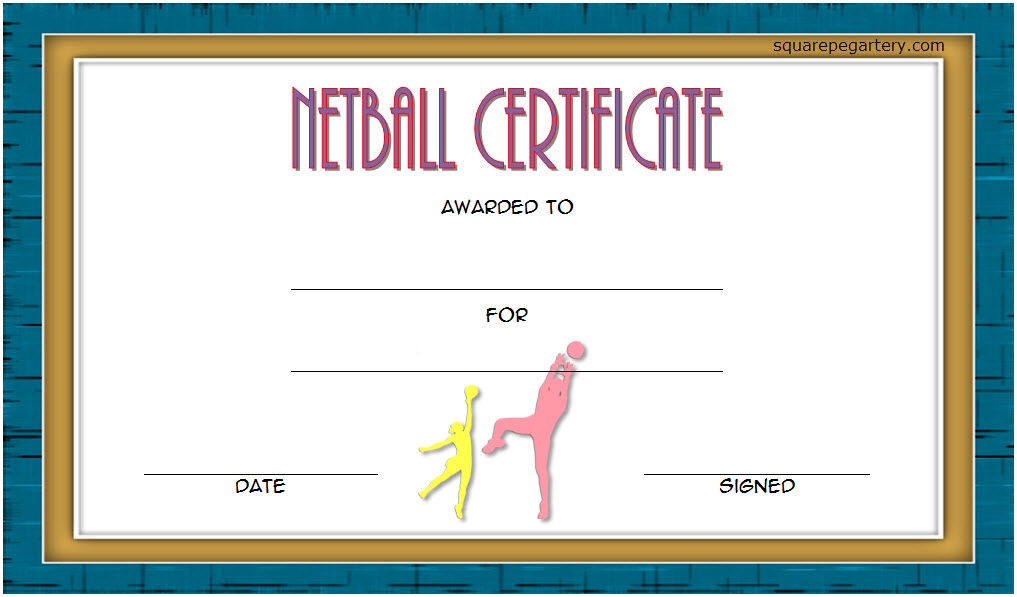 Netball Certificate Templates Free: 17+ Fresh Concepts Intended For Netball Certificate
