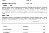 New Mexico Certificate Of Substantial Completion Form Regarding Certificate Of Substantial Completion Template